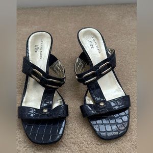 Anne Klein Navy Sandals